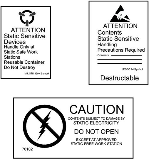 ELECTROSTATIC DISCHARGE PRECAUTIONS