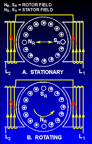 Single-phase induction motors