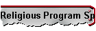 Religious Program Specialist 3