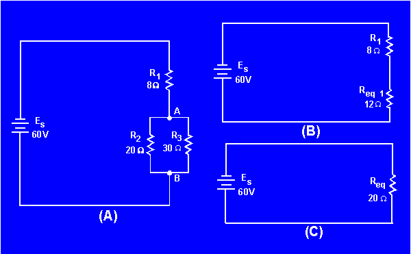 Series-parallel DC circuits