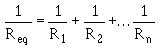 in parallel resistors formula