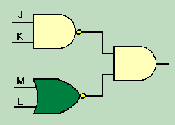 Logic gates in combination